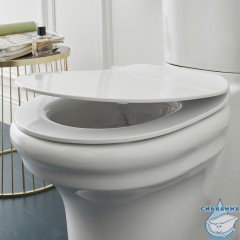 Унитаз напольный Jacob Delafon Cleo 1889 UJAC102-0 с бачком и сиденьем быстросъемным Soft Close (микролифт)