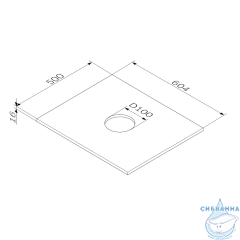 Столешница AM.PM Func 60 M8FST0600OF