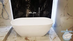 Ванна из литьевого мрамора New Line Sanitary Эдем 170х80 (без перелива)