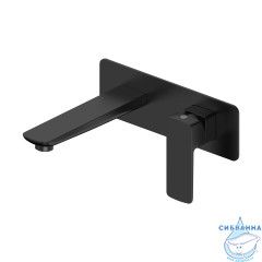 Встраиваемый смеситель для раковины Oliveeka D-Line OL-869003-MB (черный матовый)