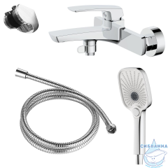 Смеситель для ванны Azario Conda AZ-K3011 (хром)