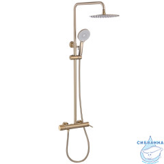 Душевая система Abber Emotion 250 1 режим AF8816G (золото матовое)