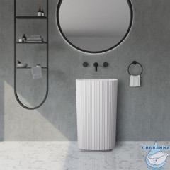 Раковина напольная 55 см ABBER Stein AS2502-H