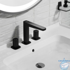 Смеситель для раковины Wasserkraft Nuthe 9135 (ччерный матовый)