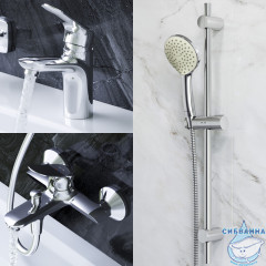 Комплект смесителей AM.PM Sunny F40985C00 (хром)