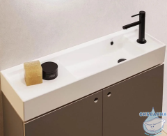 Смеситель для раковины Vitra Origin A4255636WTC (без донного клапана) (черный матовый)