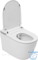 Унитаз подвесной импульсный Allen Brau Smart 4.I1001.20 с сиденьем Soft Close (микролифт) 
