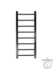 Полотенцесушитель электрический Санприз Прима П8 30х80 (черный матовый) (подключение универсальное)