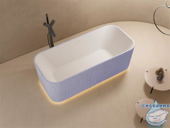 Ванна из искусственного камня ABBER Stein 170x75 AS9663Violett