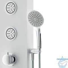 Душевая панель AM.PM Joy W85P-2-136AW (белая матовая)