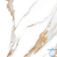 GT60600103MR Плитка грес глаз. Calacatta Royal_GT Белый 60*60 _ 1 \43,2