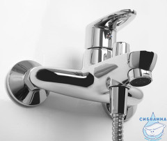 Смеситель для ванны WasserKRAFT Leine 3501 с душевым гарнитуром (хром)