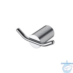 Крючок двойной, нержавеющая сталь, Дюна (Duna), хром глянцевый, IDDIS, DUNSB20i41