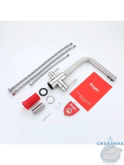 Смеситель для кухни Raglo R81.61.05 (с подключением к фильтру) (сатин)