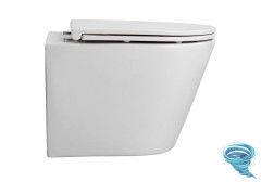 Унитаз подвесной безободковый Aquatek Вега AQ1904T-00 с сиденьем Soft Close (микролифт)