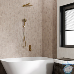 Душевая система Wasserkraft 250 1 режим A71207 (глянцевое золото)