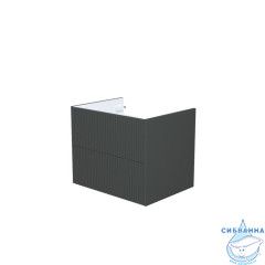 Тумба подвесная, 60 см, темно-серый, Билд (Bild) 2.0, IDDIS, BIL60G1i95 подходит умыв. 4516000i28