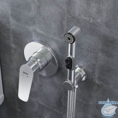 Смеситель с гигиеническим душем Damixa Jupiter 777510001 (хром)