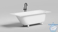 Ванна из искусственного камня Salini Ornella 170x70 (материал S-Sense, белый глянцевый)