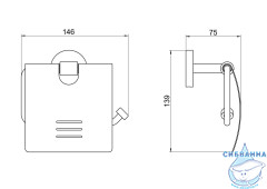 Держатель туалетной бумаги Aquatek Бетта AQ4609CR