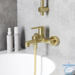 Cмеситель для ванны Iddis Aiger AIGMG00i02WA (золото матовое)