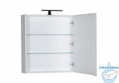 Шкаф-зеркало Aquanet Латина 70 белый 179997