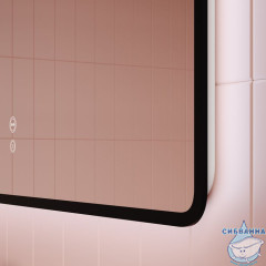 Зеркало Iddis Cloud 80 см, черный CLX80T0i98