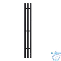 Полотенцесушитель электрический Terminus Tres круглый 16х120 (черный)