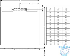 Акриловый поддон Riho Isola 140x100 DR380900000000S серый