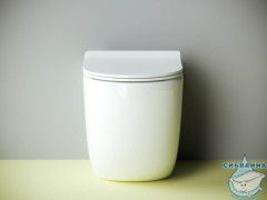 Унитаз приставной безободковый Ceramicanova Metropol Rimless CN4004 с сиденьем Soft Close (микролифт)