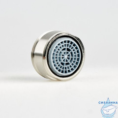 Аэратор для смесителя, силикон, M24, корпусный, наружная резьба, сатин, IDDIS, 996S24A1SMS
