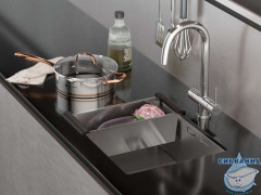 Смеситель для кухни Omoikiri Akita 4994086 (нержавеющая сталь)