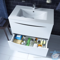 Тумба под раковину Iddis Cloud 80 белая CLO80WFi95