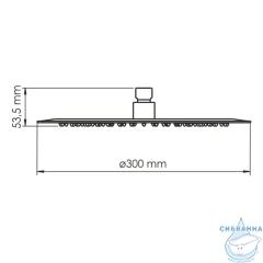 Верхний душ  WasserKRAFT 300 A330