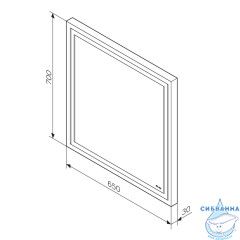 Зеркало Am.Pm Gem 65 см M91AMOX0651WG