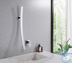 Встраиваемый смеситель для раковины ABBER Daheim AF8209 (хром)