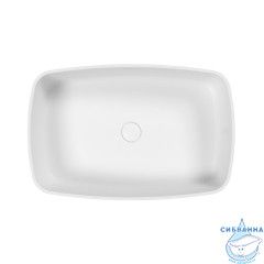 Умывальник WHITECROSS Jasper 58x38 (белый мат) иск. камень