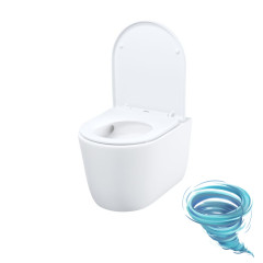 Унитаз подвесной безободковый Iddis Slide SLIRDSEi25 с сиденьем Soft Close (микролифт)