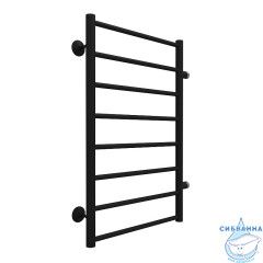 Полотенцесушитель водяной Terminus Аврора П8 50х80 (боковое подключение) (черный матовый)