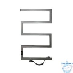 Полотенцесушитель электрический Indigo Sparta (с таймером) 50х80 графит (с возможностью скрытого подключения, подключение R)