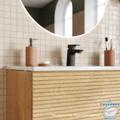 Тумба подвесная, 80 см, дуб светлый, Bild, IDDIS, BIL80V0i95 подходит умыв. 0138000i28