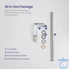 Смеситель для раковины Timo Torne 4361/00F (без донного клапана) (хром)