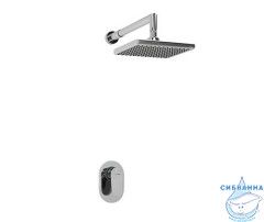 Встраиваемый комплект для душа с верхней душевой насадкой A12028