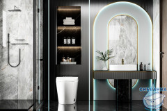 Унитаз приставной Abber Bequem AC1116S с сиденьем Soft Close (микролифт) (белый)