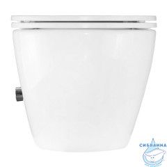 Унитаз подвесной безободковый Azario Grado AZ-046E-NR (с сиденьем Soft Close (микролифт) )