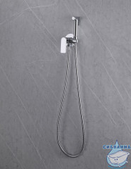 Встраиваемый смеситель с гигиеническим душем ABBER Weiss Insel AF8025 (хром )