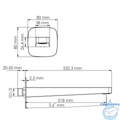 Излив для ванны Wasserkraft A314
