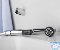 Смеситель с гигиеническим душем Wasserkraft Main 4108 (хром)