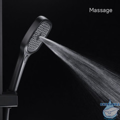 Лейка для душа, черная, Slide, IDDIS, SLI3F0Bi18