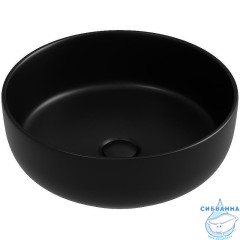  Раковина на столешницу 38 см Ceramicanova Taycan CN12003MB (черный матовый)